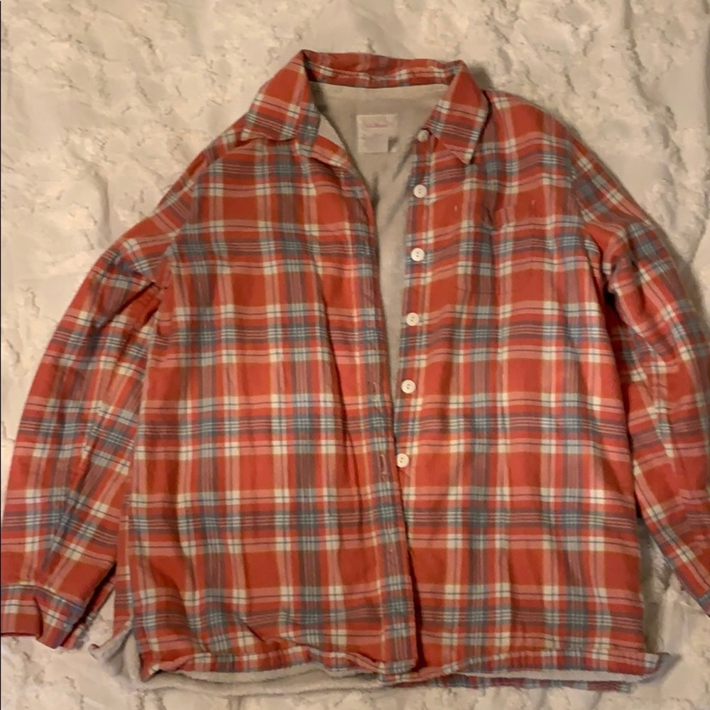 Plaid jacket/sweater